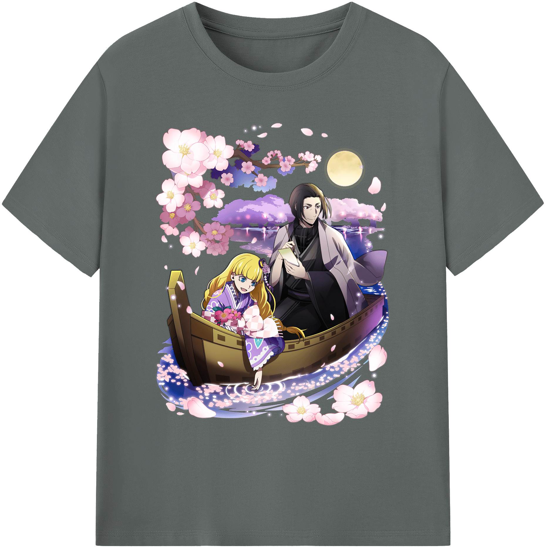 （画像用） 文豪ストレイドッグス Bungo Stray Dogs 綿100％ メンズ半袖Tシャツ｜肌触りやわらか＆通気性